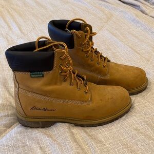 Eddie Bauer Men's Brown Leather Boots